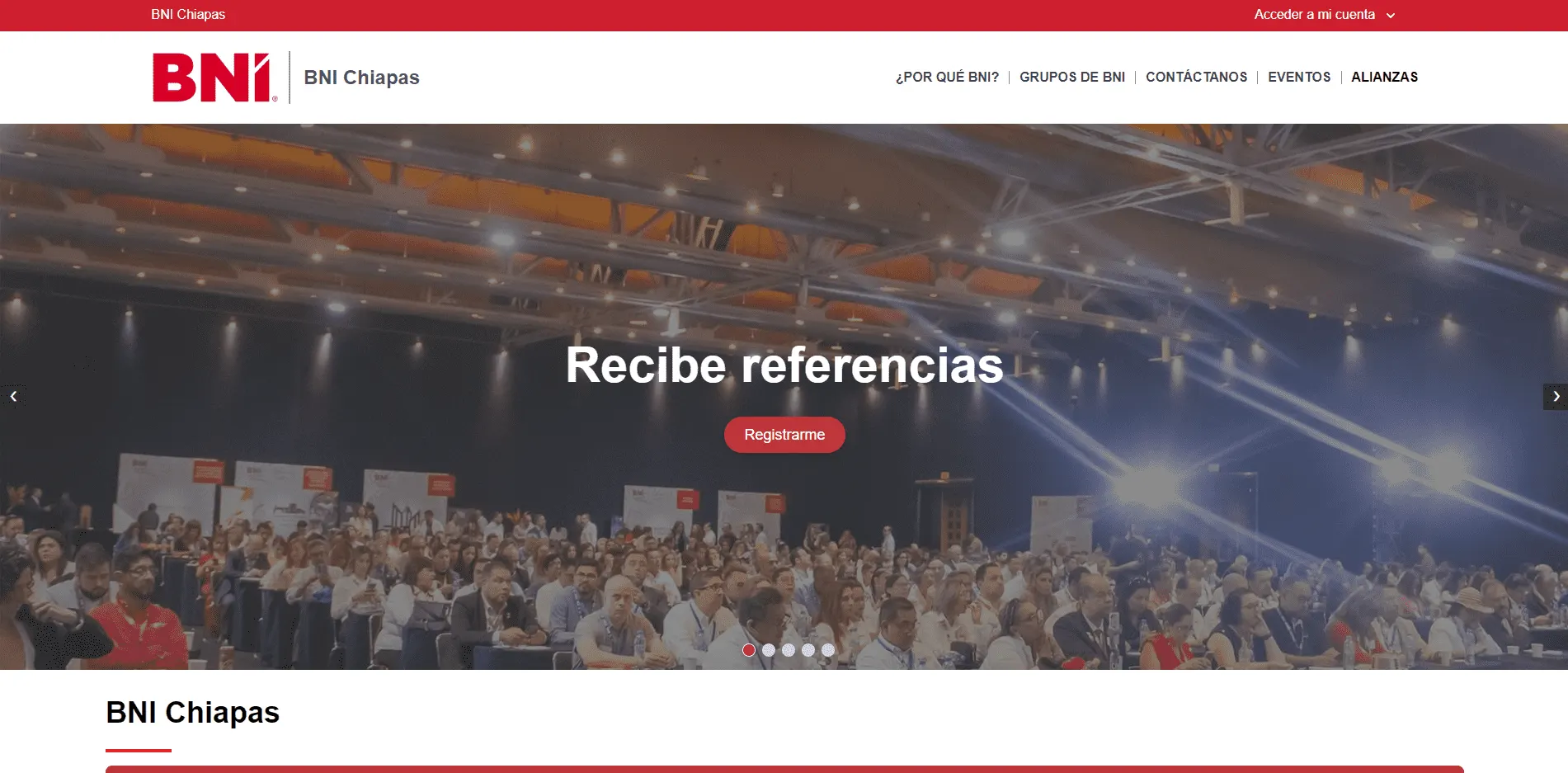 Full-stack development of an admin and sales system for BNI Chiapas