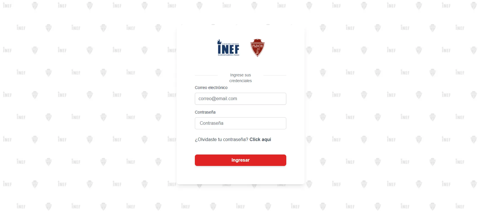 Full-stack development of a CMS for FLDCH-INEF universities